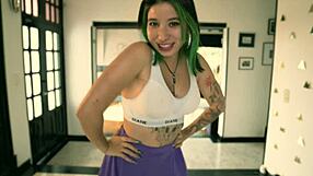 Tormenta Latina Y Delicia Exotica Nos Complace Con Una Dosis De Orgasmos Ardientes