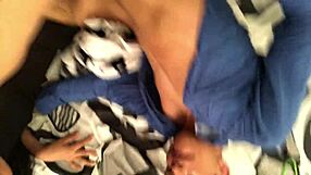 Watch this cute teen get fucked by monster cock at home!