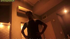 Mirando Netflix con mi hermanastra pero no pude evitar meter mi pene en su boca casi nos descubren