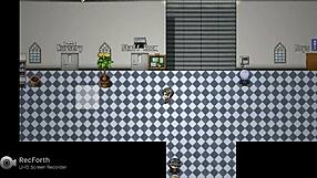 The foot slave worships his femdom mistress