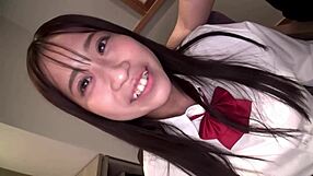 Cute Asian JK Screams In Orgasm From Relentless Pistoning, Her Pussy Can't Stop Cumming!