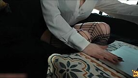 Everyone saw my boyfriend drilling me hard during that zoom call. MollyRedWolf couldn't hide the rough outdoor action!