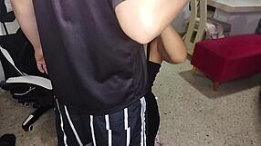 latina whore sucks cock while husband away