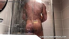 a shower with clea gaultier