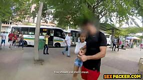 Tight latina cutie gets tied and fucked hard 😈