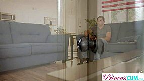 Stepsis sneaks off into bleachers for grand finale creampie