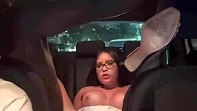 Asian Teen Sucks Driver Cock