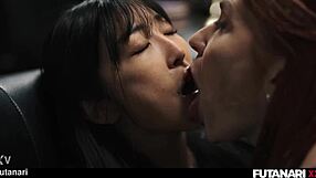 Asian futa fucks redhead!