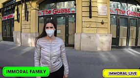 horny czech brunette taylee woods in budapest threesome