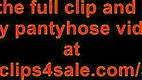 desires first pantyhose footjob with stockings feet ebony leggings nylon black indian