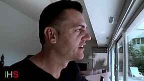 Beautiful brunette teen rides cock, gets rimmed and cum in mouth