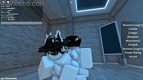 Chicas traviesas se divierten en roblox jeje~~