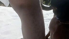 Mature Amateur Turns Muscular Lifeguard Into Her Bitch On Beach Dunes With Deep Assfucking