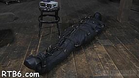 upside down hottie gets nip clips during hardcore sex 😈