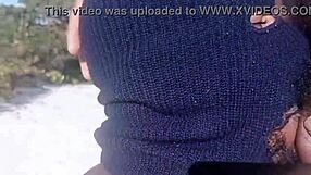 Mature Amateur Turns Muscular Lifeguard Into Her Bitch On Beach Dunes With Deep Assfucking