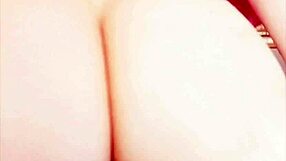 Feeling wet and huge in this homemade flashing moment