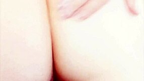 Feeling wet and huge in this homemade flashing moment