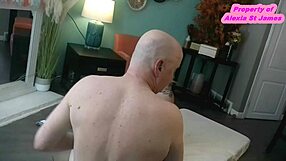 Horny White Man CUMS HARD in Tranny ASS - Alexia St James