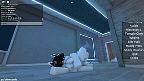 Chicas traviesas se divierten en roblox jeje~~