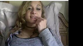 Cute Teen Shows Off Her Perfect Tits On Webcam.