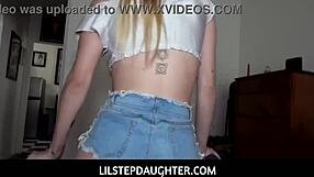 Lilstepdaughter Angel Youngs 18+ pulls a sneaky trick to get her phone back from stepdad