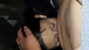 She tenderly plays with my big tits and nipples, then sucks my clit to orgasm in lesbian POV.