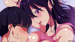 Mother-in-law craves stepson's cock in hentai blowjob.