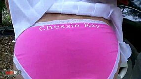 Outdoor Threesome Fun with Busty British Star Chessie Kay