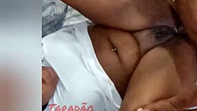 fucking the ebony ass from the side, spreading wide