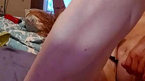 Couple enjoys intimate moment