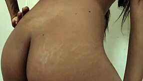 check out this hot babe flashing her ass naked