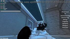 Chicas traviesas se divierten en roblox jeje~~