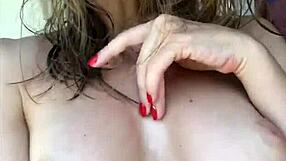 Massage the sexy russian model's big ass and small natural tits!