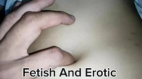 A massage in her deep navel feels so fetishistic and amateur