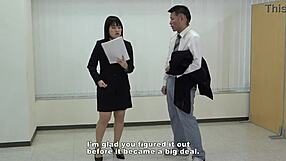 Office lady dominates with ballbusting and facesitting 😈