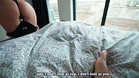 Step Family Shares Bed In Hotel Room For Step Mom's First 3Some