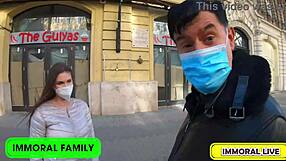 horny czech brunette taylee woods in budapest threesome