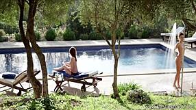 Mature Milf Enjoys Relaxing Outdoor Ambiance With Lesbian Moves