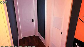 In episode 9, she’s bent over for rough doggystyle