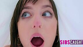 Step-Sis Feels The Taboo Thrill In Halloween 3Some Fuckfest.