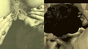 เลสเบี้ยนขนดกวินเทจเย็ดกันดุเดือดในชีวิตลับ