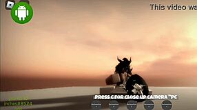 roblox whore feels intense pleasure in sex with big ass.