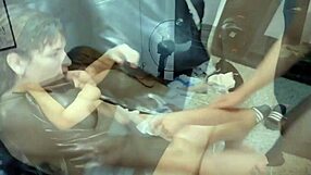 Latina couple enjoys intimate moments