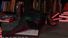 In episode 9, she’s bent over for rough doggystyle