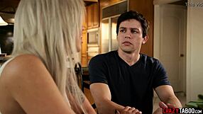 Perverted Teen Jill Kassidy Swallows Stepdad's Monster Cock And Seduces Naive Guy With Her Petite Body