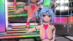 Hatsune Miku Voc Loid in Love Project Diva Nude Mod Full Nude Bunny Costume