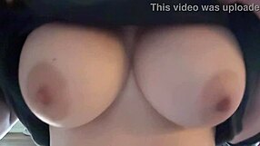 italian milf artemisia love bouncing her big tits in hot solo session