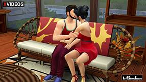 Why does the ignored wife cheat on her husband with the neighbor in cowgirl riding?