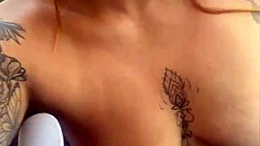 video call with guy i just met, flashing and teasing tits