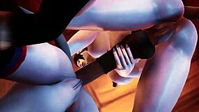 Tails of azeroth blue is better draenei threesome